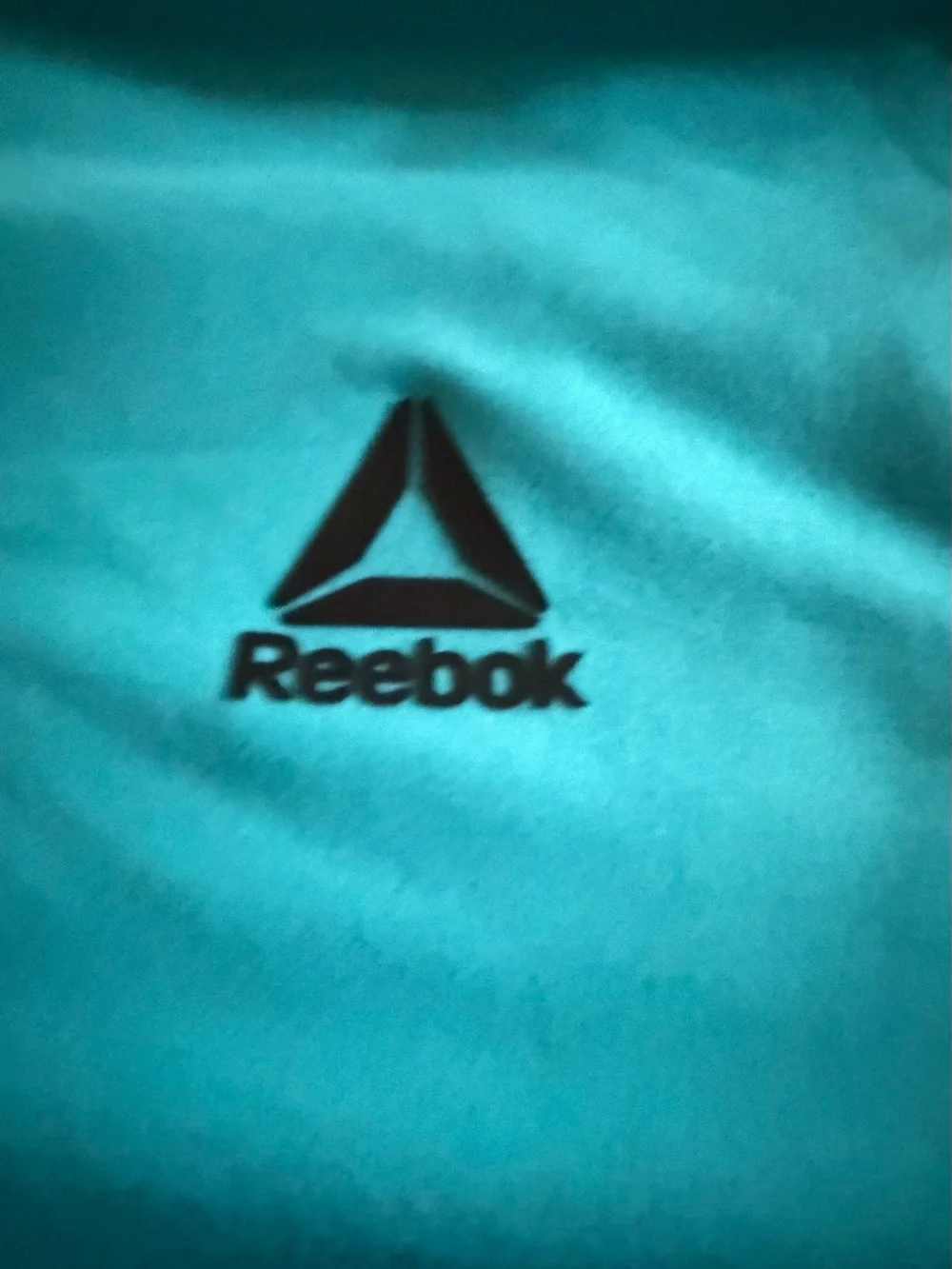 Reebok Men’s Short-Sleeve Performance Tee - Aqua Blue Medium